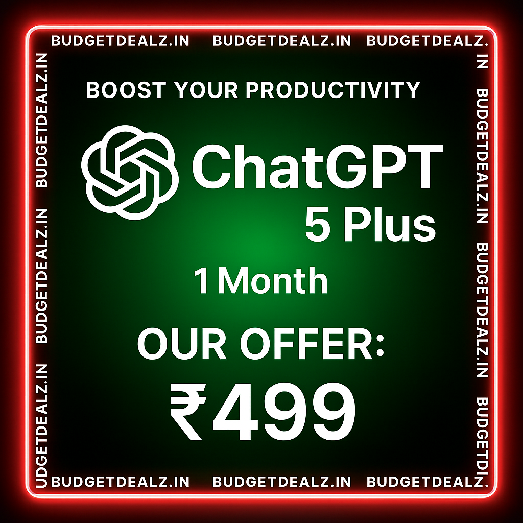 ChatGPT 5 Plus — 1 Month
